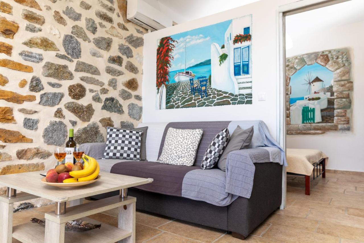 Вілла The Stone House Naxos Glinado Naxos Екстер'єр фото